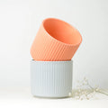 Roma Ceramic Vertical Striped Planter
